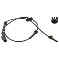 febi ABS Sensor Raddrehzahl f&uuml;r FIAT Fiorino 225 Grande Punto 199 Linea 323 hinten rechts