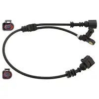 febi ABS Sensor Raddrehzahl f&uuml;r VW Sharan 7M SEAT Alhambra 7V FORD Galaxy 1 WGR vorne