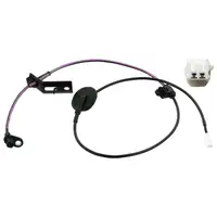 febi 107381 ABS Sensor Raddrehzahl f&uuml;r MAZDA 3 BM BN Hinterachse B45G-43-71Y