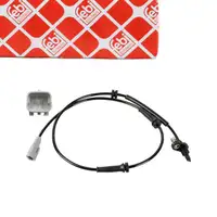 febi ABS Sensor Raddrehzahl f&uuml;r CITROEN Berlingo PEUGEOT Partner 5008 hinten 4545.E8