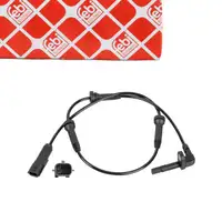 febi ABS Sensor Raddrehzahl f&uuml;r RENAULT Master 3 OPEL Movano B NISSAN NV400 X62/B vorne