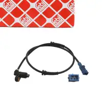 febi 36941 ABS Sensor Raddrehzahl f&uuml;r PEUGEOT 206 2A/C 206 CC 2D Vorderachse 4545.76