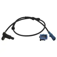 febi 36942 ABS Sensor Raddrehzahl f&uuml;r PEUGEOT 206 2A/C 206 2D Hinterachse 4545.77/4545.79