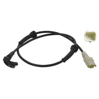 febi ABS Sensor Raddrehzahl f&uuml;r CITROEN C4 1 2 DS4 DS5 PEUGEOT 307 308 3008 5008 RCZ vorne