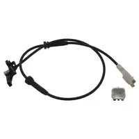 febi 37780 ABS Sensor Raddrehzahl f&uuml;r CITROEN C4 1 PEUGEOT 3A/C 3B 3E 3H hinten 4545.C2