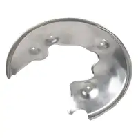 2x febi Spritzblech Bremsscheibe f&uuml;r AUDI A4 B8 A5 8T 8F A6 C7 A7 4G Q5 8RB hinten