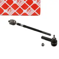 febi 37716 Tie rod + end for FORD Fiesta 5 MK5 Fusion JU front axle, right side 4472940