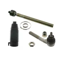 febi 38999 Spurstange + Lenkmanschettensatz f&uuml;r PEUGEOT 9D 9U Vorderachse rechts 3812.C7