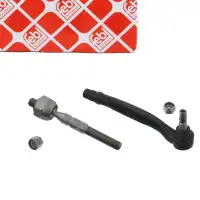 febi 39502 Tie rod + end for MERCEDES-BENZ M-Class W163, front right axle 1633300203