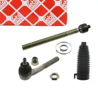 febi 39000 Spurstange + Lenkmanschettensatz f&uuml;r PEUGEOT 9D 9U Vorderachse links 3812.C7