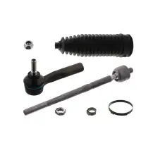 febi Spurstange + Lenkmanschette f&uuml;r CITROEN Nemo PEUGEOT Bipper FIAT Qubo vorne links
