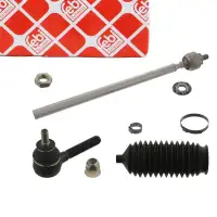 febi Spurstange + Lenkmanschette f&uuml;r CITROEN Berlingo PEUGEOT Partner ohne vorne links