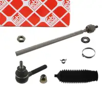 febi Spurstange + Lenkmanschette f&uuml;r CITROEN Berlingo PEUGEOT Partner ohne vorne rechts