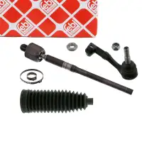 febi Spurstange + Lenkmanschette f&uuml;r BMW E81 E82 E87 E88 E90 E91 E92 E93 X1 vorne rechts