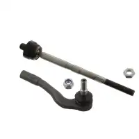 febi Tie Rod + End Cap for MERCEDES SLK R171 up to model year 11/02, front right axle 1713380015