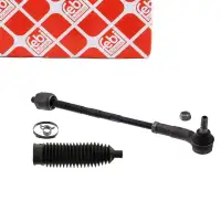 febi Spurstange + Lenkmanschette f&uuml;r VW Polo 5 6R 6C SEAT Ibiza 4 Rapid 4 vorne rechts
