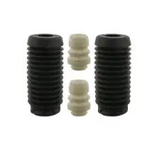 febi 106125 Dreckschutz + Anschlagpuffer Satz f&uuml;r FORD Fiesta 5 JH VAN Vorderachse 1146129