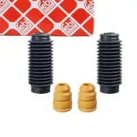 febi 108911 Dreckschutz + Anschlagpuffer Satz f&uuml;r PEUGEOT 208 301 CITROEN 3 C-Elysee vorne