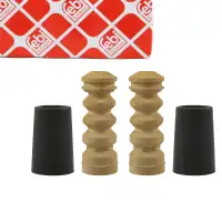 febi 13048 Dreckschutz + Anschlagpuffer Satz f&uuml;r VW Polo 3 6N1 6V2 Hinterachse 6N0512131A