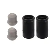 febi Dreckschutz + Anschlagpuffer Satz f&uuml;r VW Golf 4 Polo 3 5 SEAT Ibiza 4 Leon 2 vorne