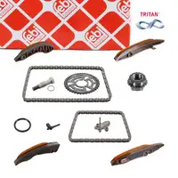 febi Steuerkettensatz f&uuml;r BMW F20 F21 F40 F45 F22 F30 F31 F34 F80 X1 N47 B47 oben + unten