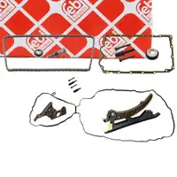 febi 173042 Steuerkettensatz Simplex f&uuml;r BMW E81 E82 E87 E88 E90 E91 E92 E93 E60 N43 N45