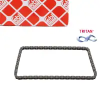 febi 49505 Steuerkette f&uuml;r BMW E81 E87 F20 F21 F40 E90 F30 F80 N47 N57 M47 M57 B47 oben