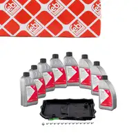 febi 176857 Getriebe&ouml;lwanne 8-Gang 8HP45/70Z Automatikgetriebe + 8L Getriebe&ouml;l f&uuml;r BMW