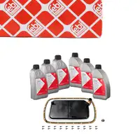 febi 176897 Getriebefilter Satz 5-Gang 5L40E + 6L Getriebe&ouml;l f&uuml;r BMW E36 E39 X3 E83 X5 E53