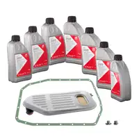 febi 179355 5-speed transmission filter kit 5HP19 + 7L transmission fluid for BMW 3 Series E46, E39, E38, Z4