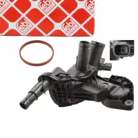 febi 104791 Thermostat + Housing for RENAULT Captur 1, Clio 4, 0.9 TCe, H4B, 400, 110612563R