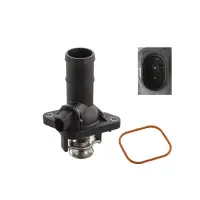 febi 107988 Thermostat f&uuml;r VW Golf 4 Bora AUDI A3 8L1 Leon 1M Octavia 1 1.6 102 06A121114