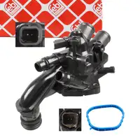 febi Thermostat + Geh&auml;use f&uuml;r PEUGEOT 208 308 508 2008 3008 CITROEN C4 DS3 DS4 1.6 THP/GTI
