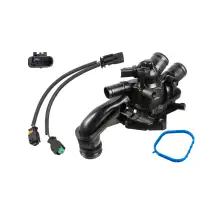 febi 170321 Thermostat + Geh&auml;use + Sensor Kabel f&uuml;r CITROEN C3 C4 PEUGEOT 207 208 1.4 1.6
