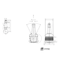 febi 177745 Lower front control arm for HONDA CR-5 2-stroke with ABS 51210S9A982