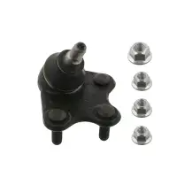 2x febi Querlenker + Traggelenk + Koppelstange für VW Polo 5 8X Ibiza 4 Fabia 3 vorne