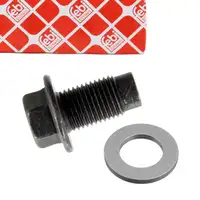 febi 172445 &Ouml;lablassschraube M12x125 + Dichtring f&uuml;r CITROEN C1 PEUGEOT 107 1.0 6822.ER
