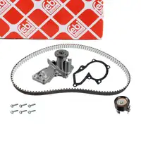 febi Timing Belt Kit + Water Pump for FORD Focus 3, Mondeo 4, Volvo V40, V60, V70 3, 1.6