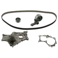 febi 32730 Zahnriemensatz + Wasserpumpe f&uuml;r TOYOTA Avensis T25 Corolla E12/Verso 2.0 D-4D