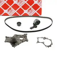 febi 32730 Zahnriemensatz + Wasserpumpe f&uuml;r TOYOTA Avensis T25 Corolla E12/Verso 2.0 D-4D