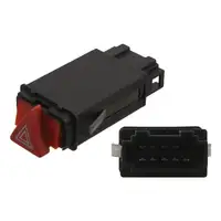 FEBI 29448 Warnblinkschalter AUDI A4 B5 / Avant ohne Anhängevorrichtung 8D0941509H