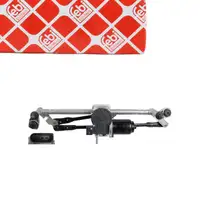 febi 109027 Wischergest&auml;nge + Wischermotor f&uuml;r VW Polo 5 SEAT Ibiza 4 vorne