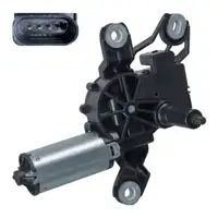 febi Wiper Motor for VW Golf 6, Polo 5, Sharan 7N, Touran 1T1, 1T2, 1T3 (Rear) 5K6955711B