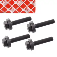 4x febi 22462 Achsschraube Antriebswelle f&uuml;r VW Amarok Sharan Transporter T4 SEAT Alhambra