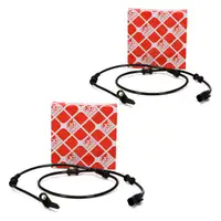 2x febi 106704 ABS wheel speed sensor for Mercedes A-Class W176, W246, CLA C117, GLA (front)