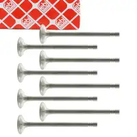 8x febi 27366 Auslassventil f&uuml;r VW Golf 4 5 6 Polo Sharan Tiguan Touran 1.4 1.6 036109611K