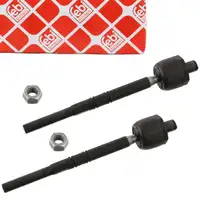 2x febi 23221 PROKIT Spurstange Axialgelenk f&uuml;r MERCEDES A-Klasse W168 vorne 1683301335
