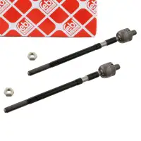2x febi 30820 PROKIT Spurstange Axialgelenk f&uuml;r VW Polo 9N SEAT Ibiza 3 SKODA 1 vorne