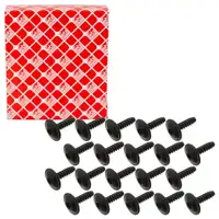 20x febi TORX Schraube Karosserie mit Scheibe TX25 4,8x16x15mm f&uuml;r VAG N90775001