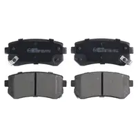 febi Bremsscheiben + Bel&auml;ge f&uuml;r HYUNDAI ix35 LM EL ELH KIA Sportage 2 mit Fgst. U6Y hinten